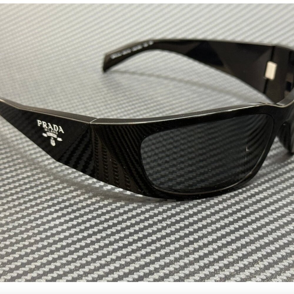 PRADA Black Dark Women's 60 mm Sunglasses - Picture 3 of 5